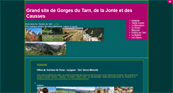 Desktop Screenshot of gorges-tarn.com